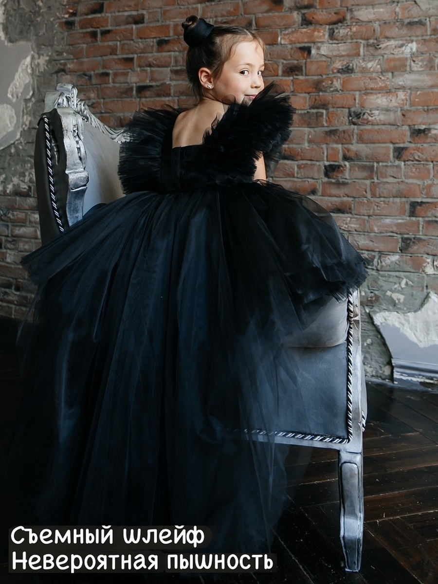 Платье "Афродита мини" цвет черный